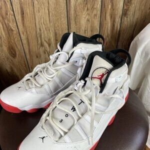 🎁 Air Jordan 6 Size 13 White and University Red